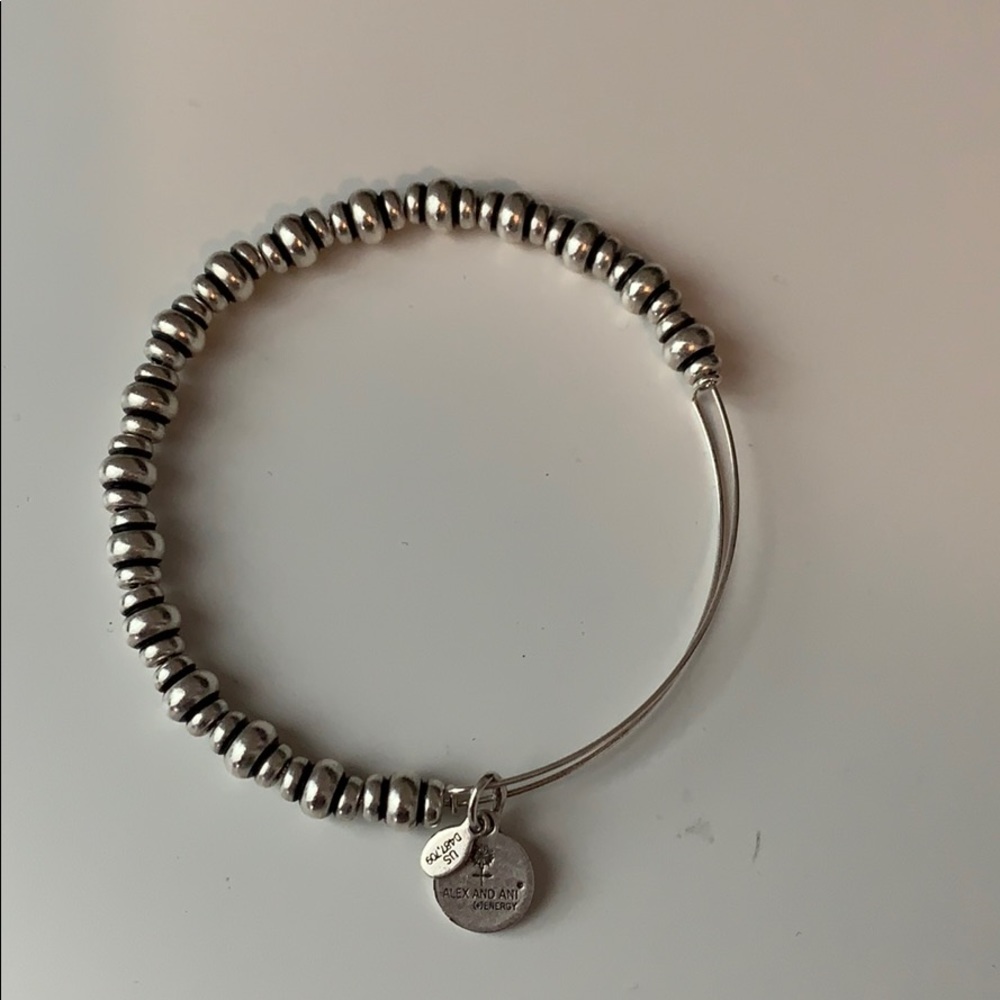 Alex and Ani Silver beads bracelet